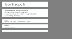 Desktop Screenshot of boring.ch