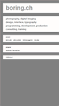 Mobile Screenshot of boring.ch